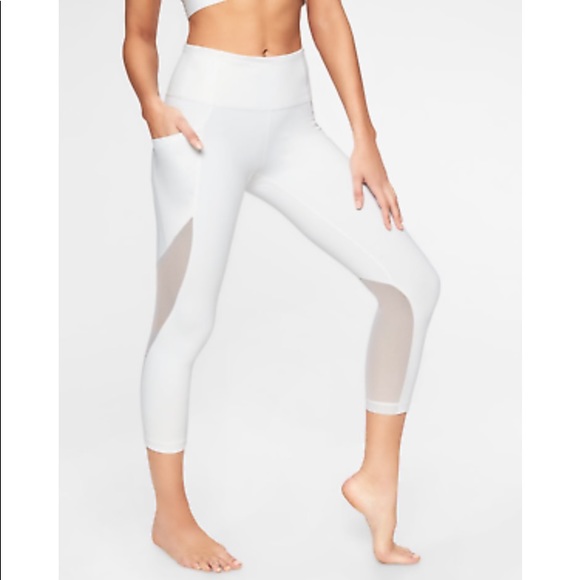 Athleta Fearless Mudra Capri Tight Leggings White - Picture 10 of 10